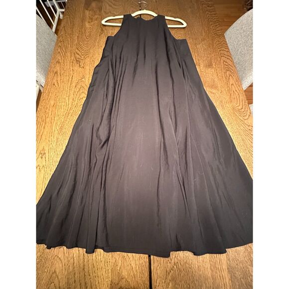 NWT COS RACER-NECK MIDI DRESS BLACK SIZE 2 - Picture 9 of 10